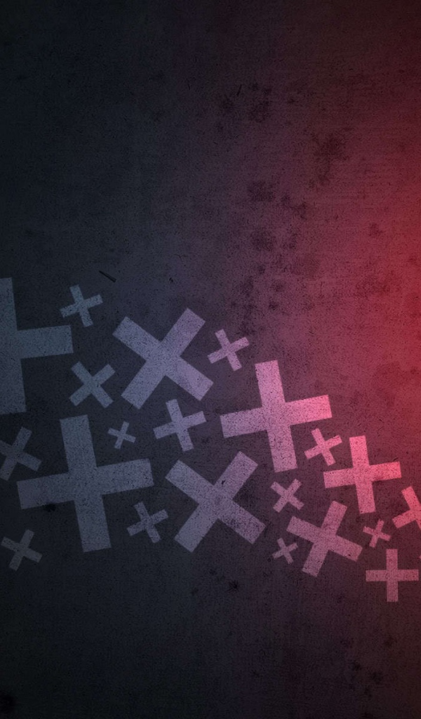Крестики на темном фоне