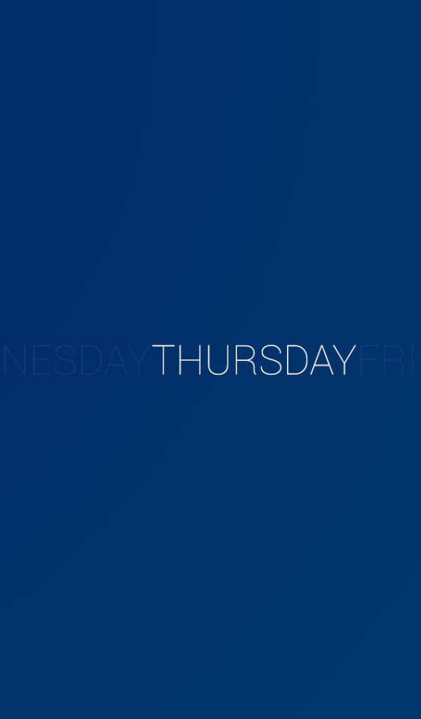 День недели четверг