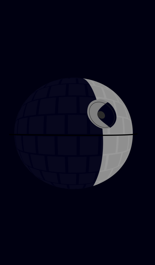 Звезда смерти, черный фон