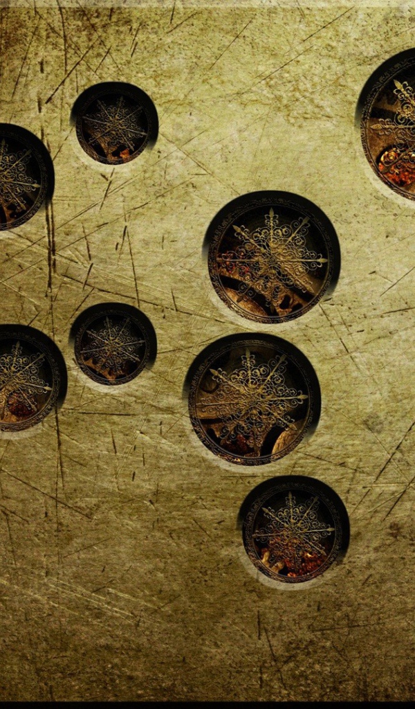 Декоративная плита из металла