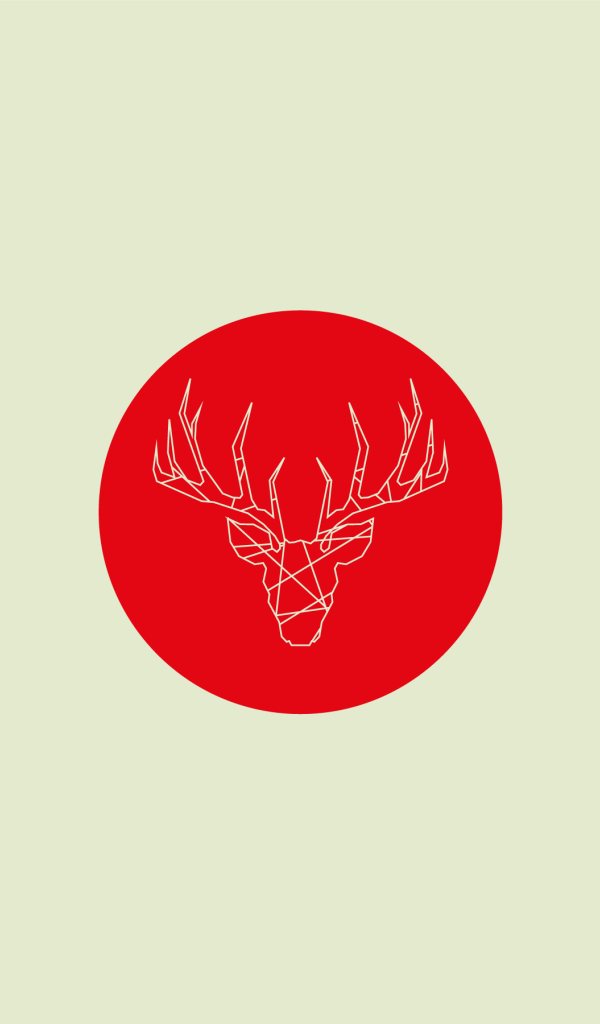 Олень на флаге Японии