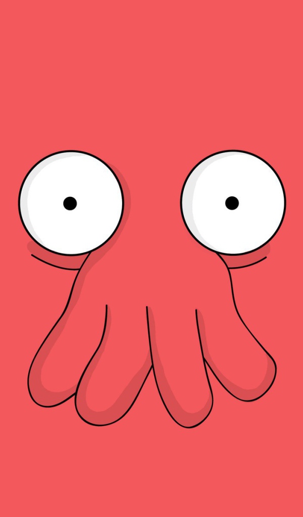 Доктор Зойдберг, розовый фон