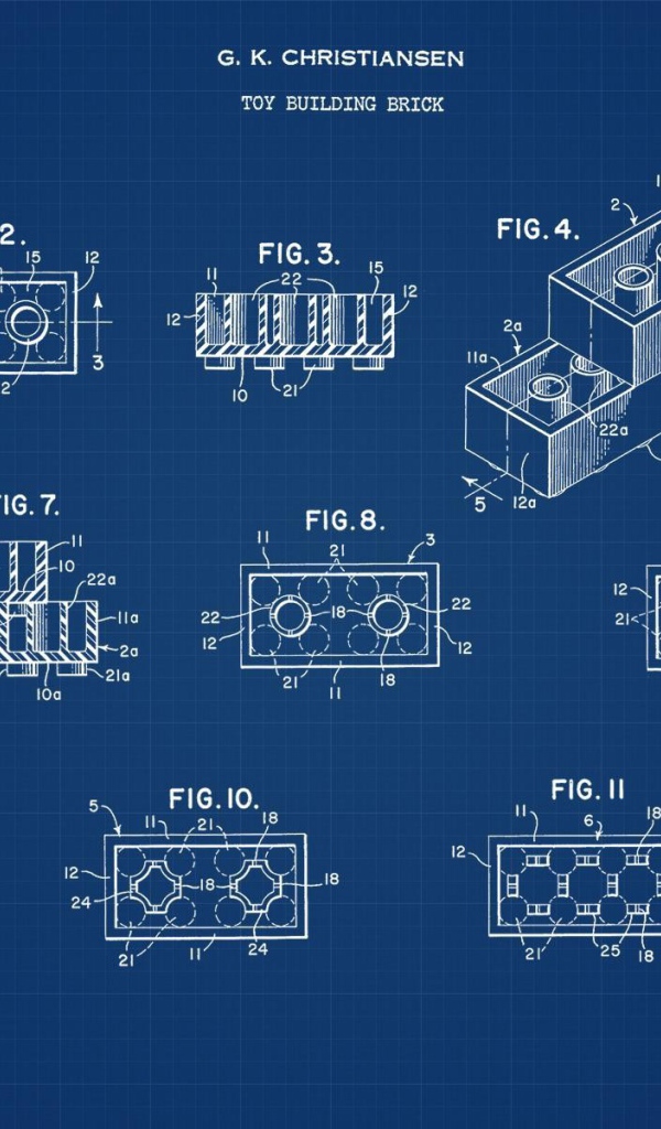 Чертеж фигурок ЛЕГО