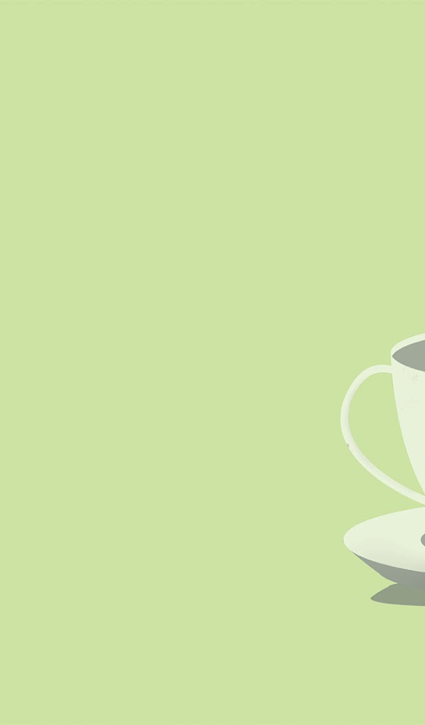 Уточка в чашке, фон