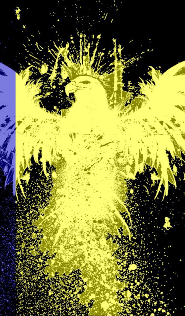 Орел на черном фоне, Румыния