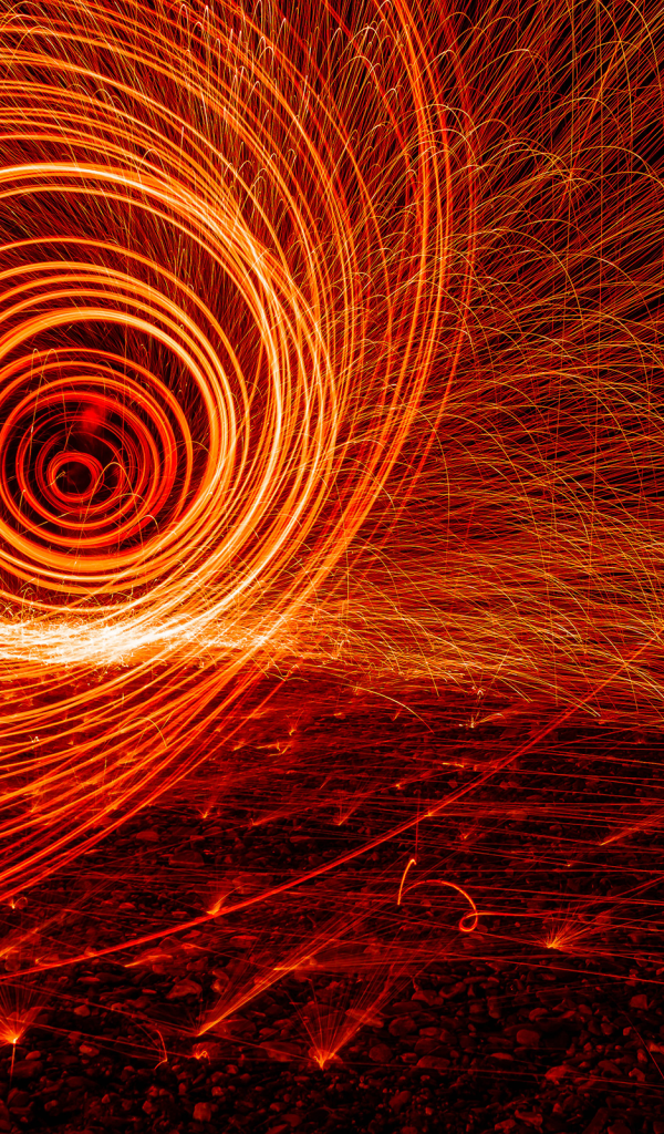 Огненная спираль, фон