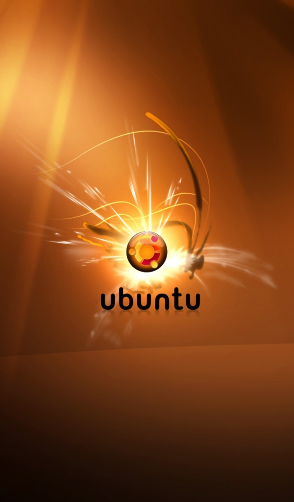 Огненный символ ОС Ubuntu