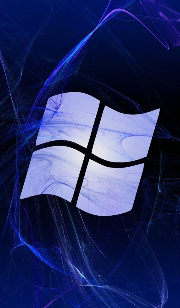 Флаг Windows, синий фон