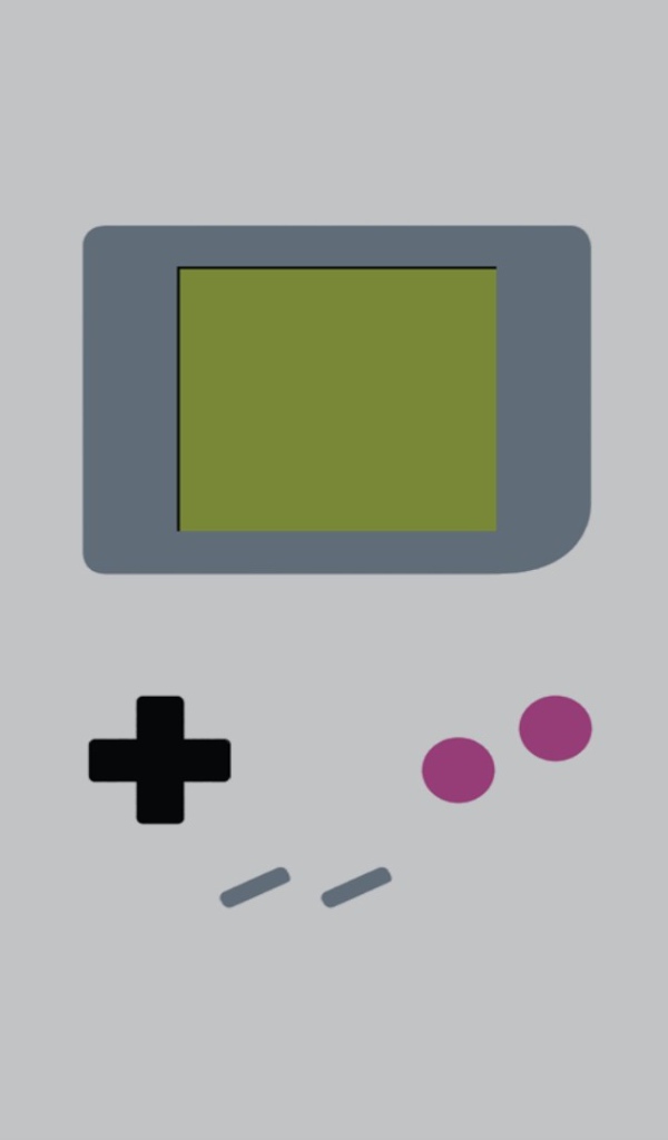 Игровая приставка Nintendo, серый фон