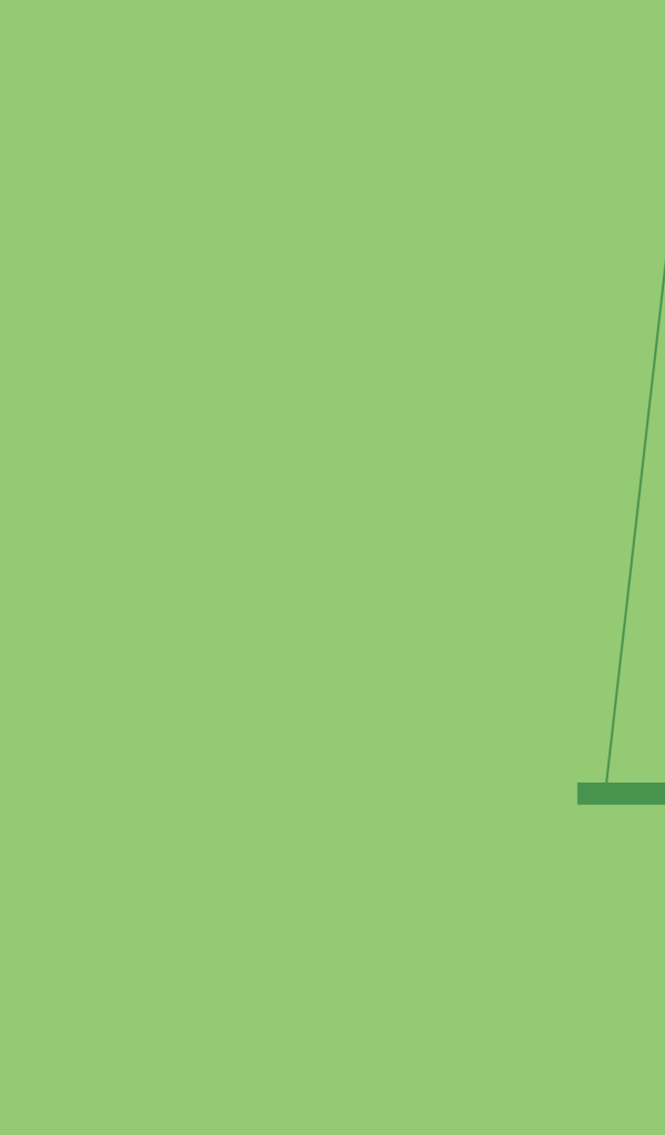 Садовые качели, зеленый фон