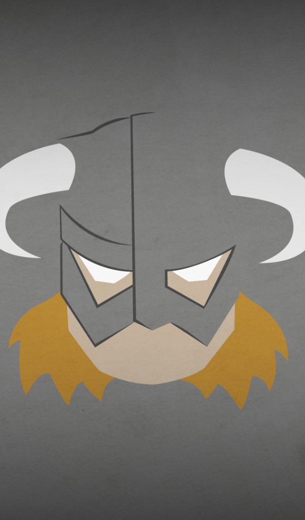 Серый фон The Elder Scrolls V Skyrim