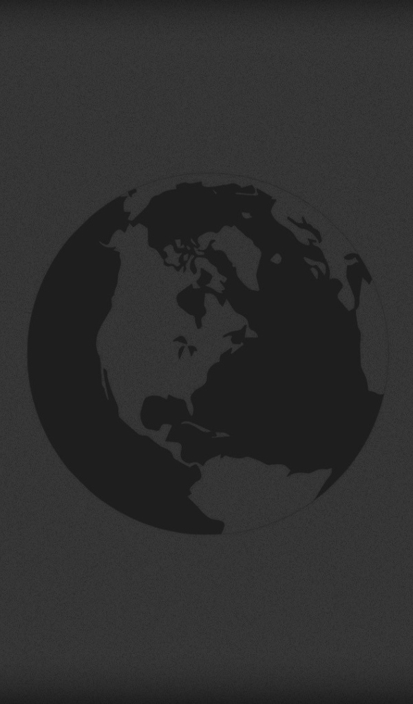 Серый силуэт Земли