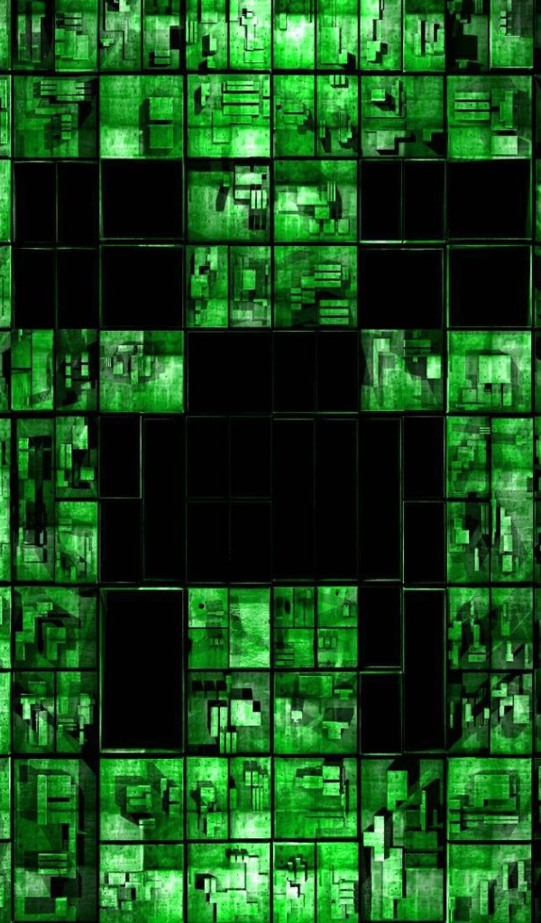 Зеленый фон, Minecraft