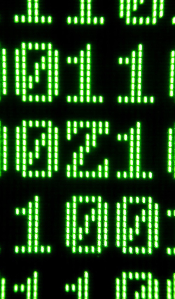 Зеленый бинарный код