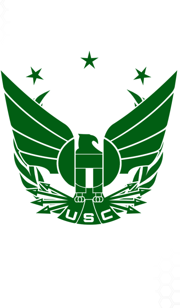 Зеленый логотип Объединенной Космической Федерации