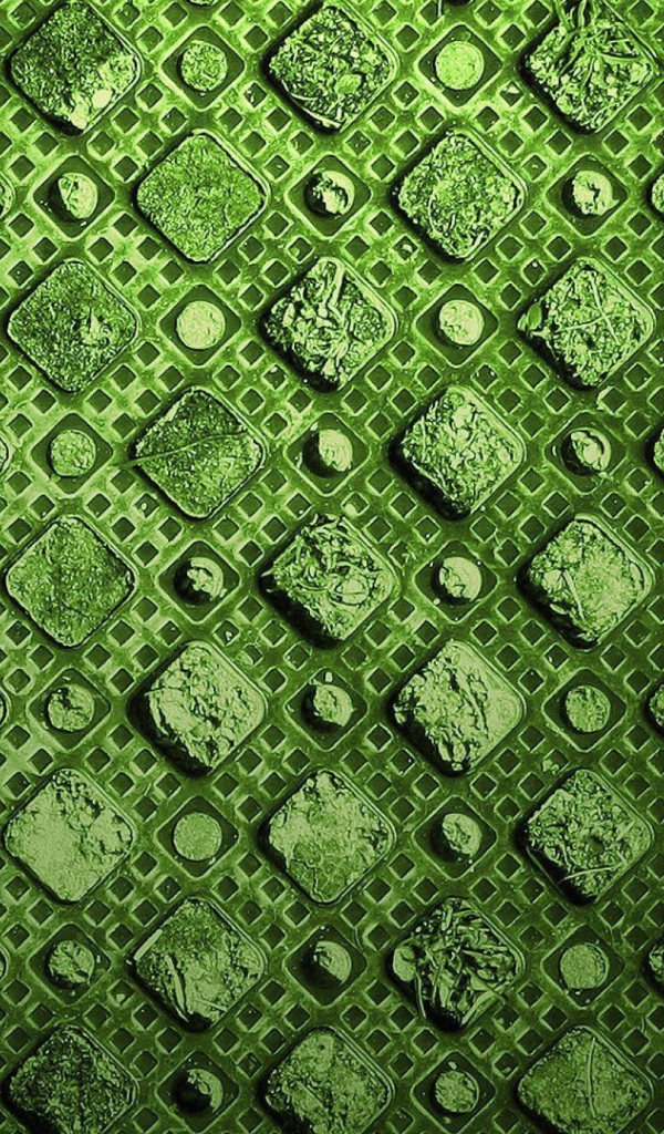 Зеленый орнамент, фон