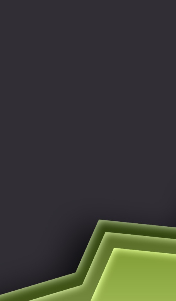 Зеленая панель на сером фоне