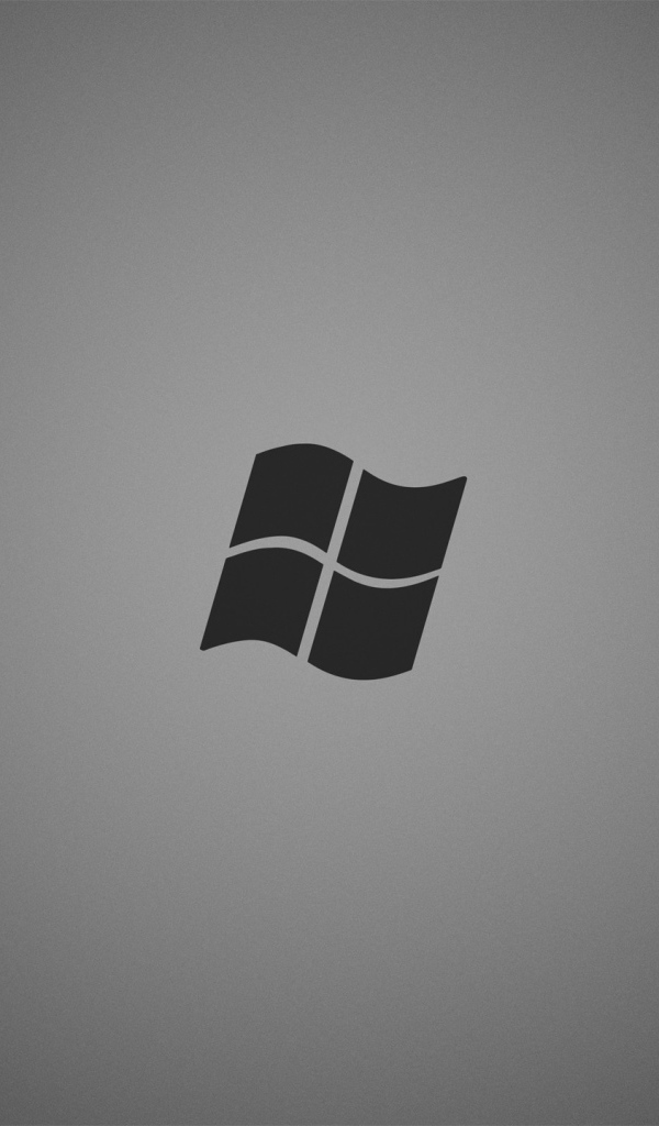 Серый логотип Майкрософт на сером фоне