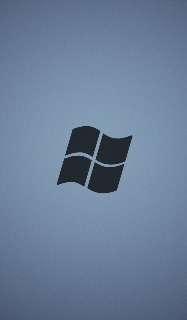 Серый логотип Майкрософт, сине-серый фон