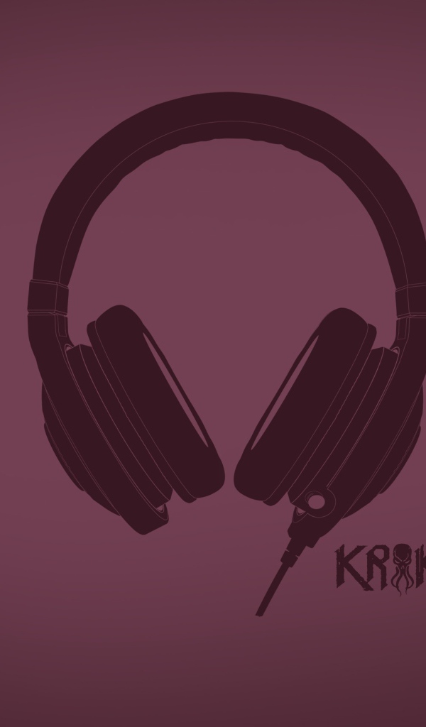 Наушники Райзер, розовый фон