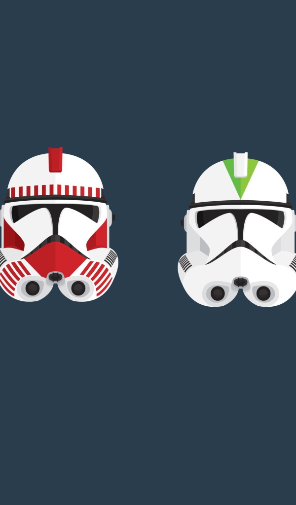 Шлемы командиров клонов из Звездных войн