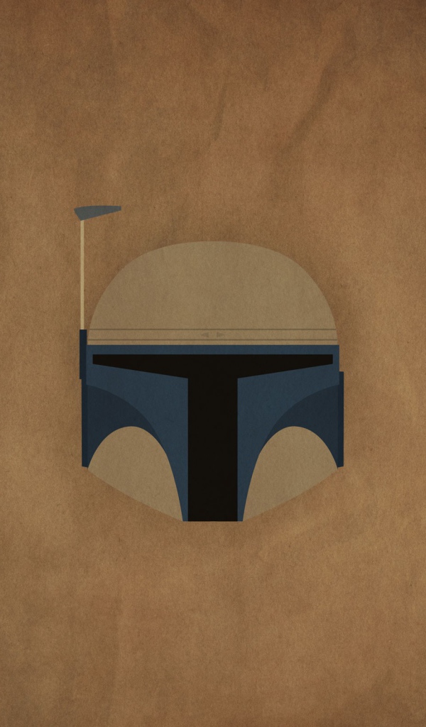 Джанго Фет Звездные войны, коричневый фон