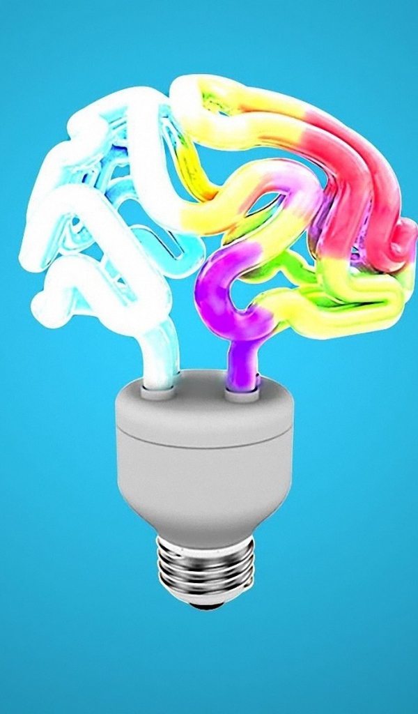 Лампа в форме мозга
