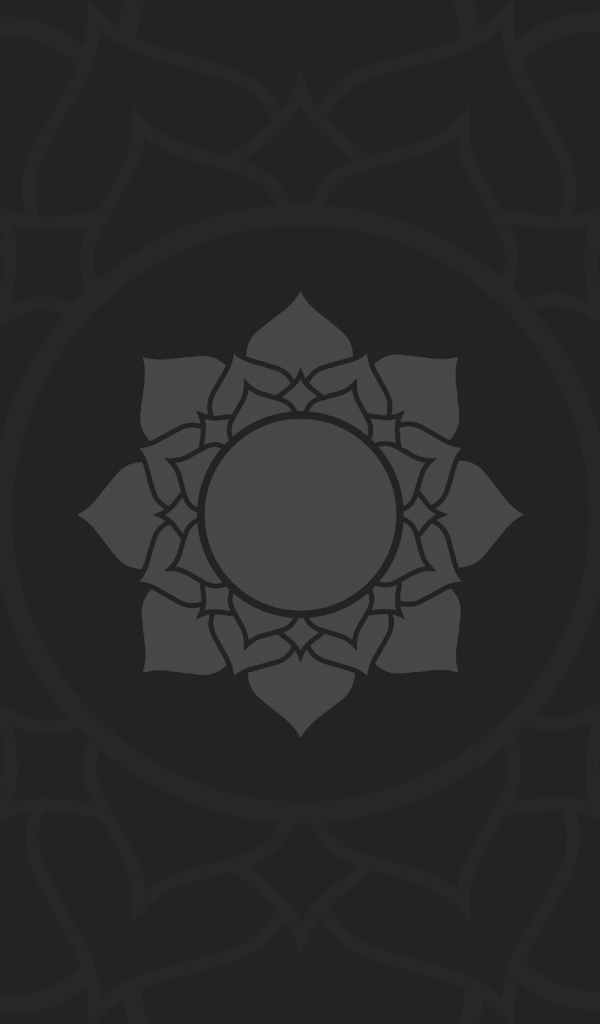 Цветок лотоса, темно серый фон