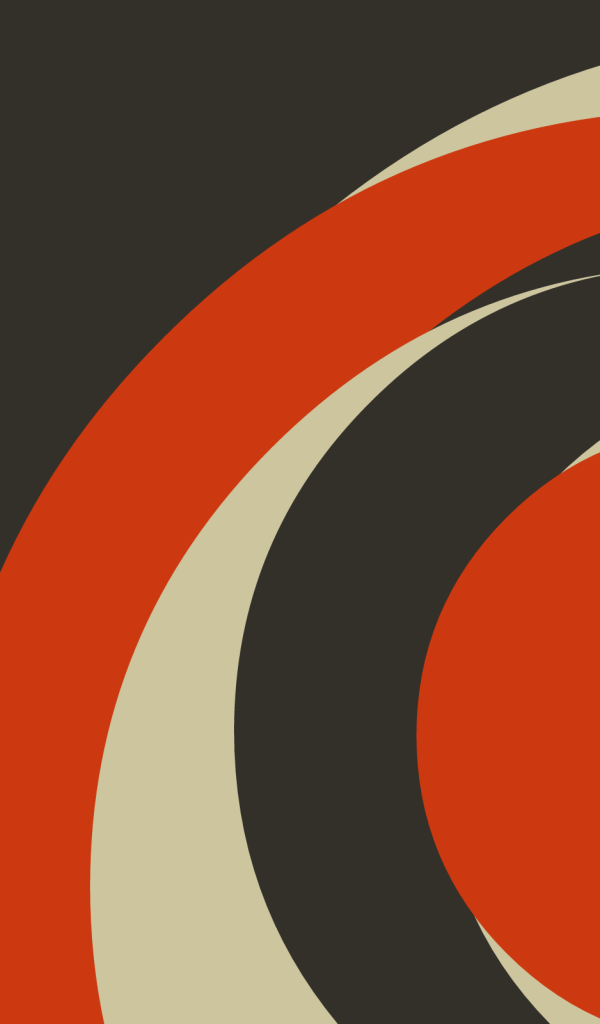 Смешение серых и оранжевых кругов