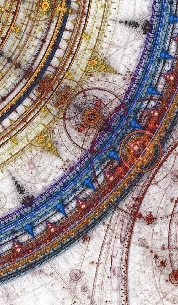 Старинная карта солнечной системы