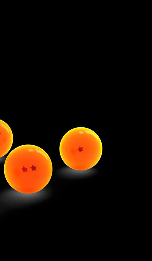 Оранжевые шары на черном фоне