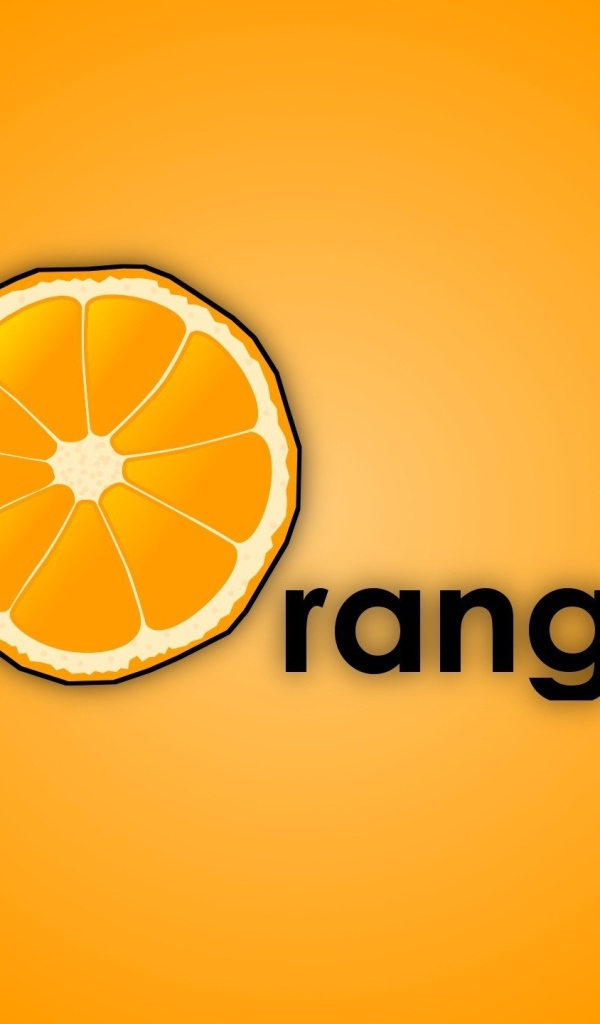 Апельсиновый оранжевый фон