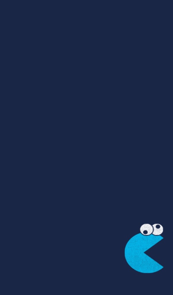 Пакман ест печенье