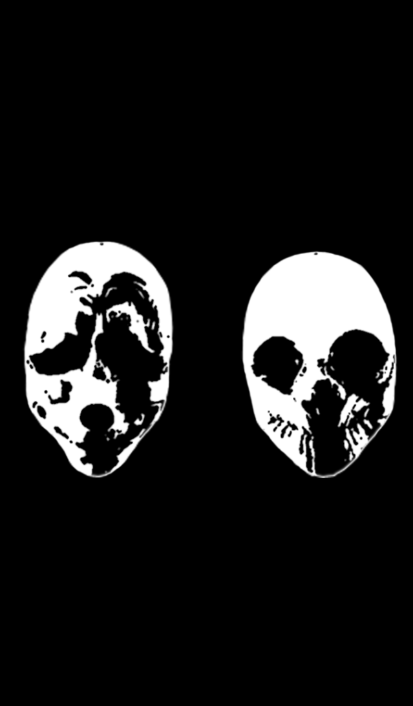 Маски Payday 2, черный фон