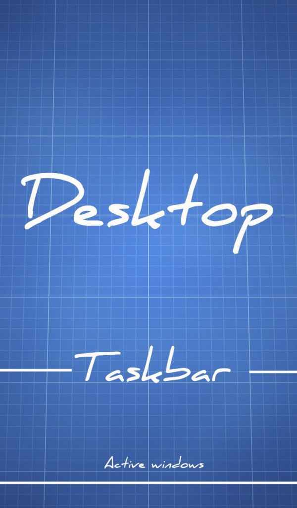 Чертеж рабочего стола