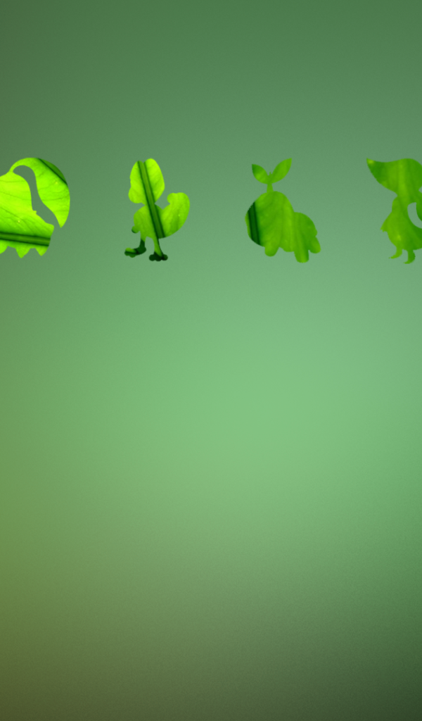 Покемоны, зеленый фон