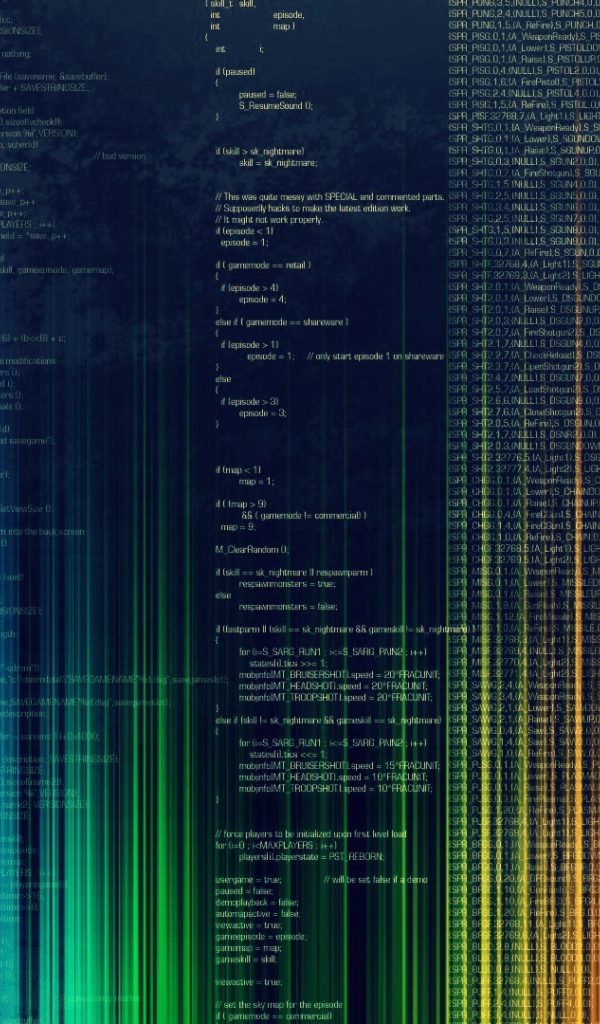 Радужный код программы