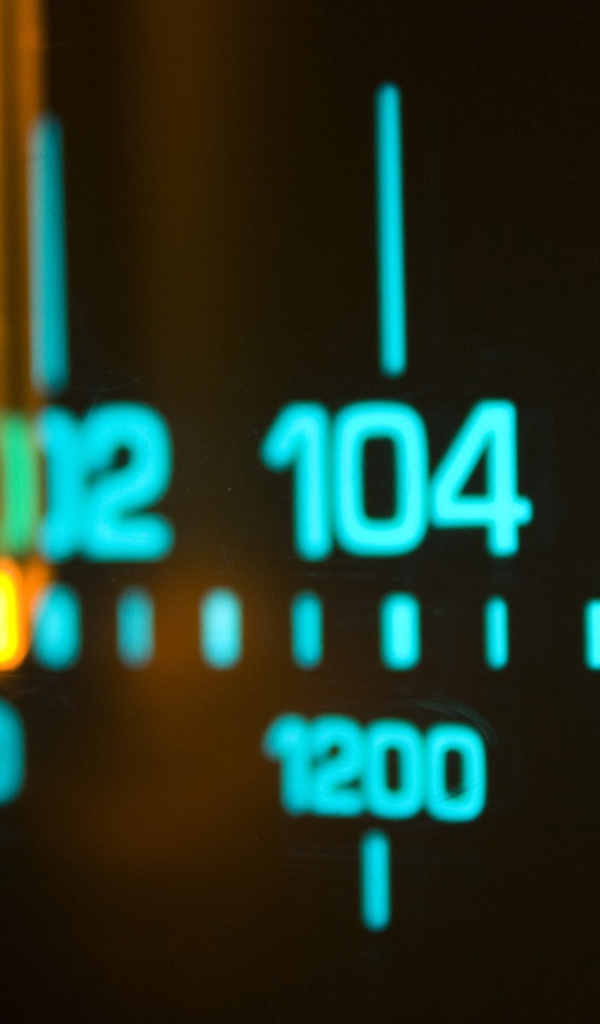 Шкала настройки радиоприемника