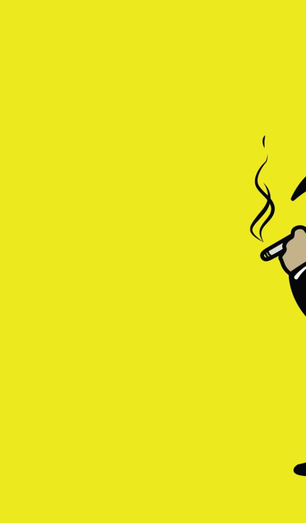 Силуэт на желтом фоне, игра Fallout 4