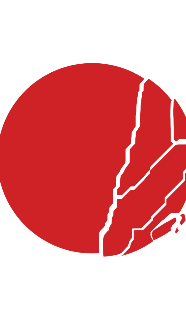 Разбитый круг на флаге Японии