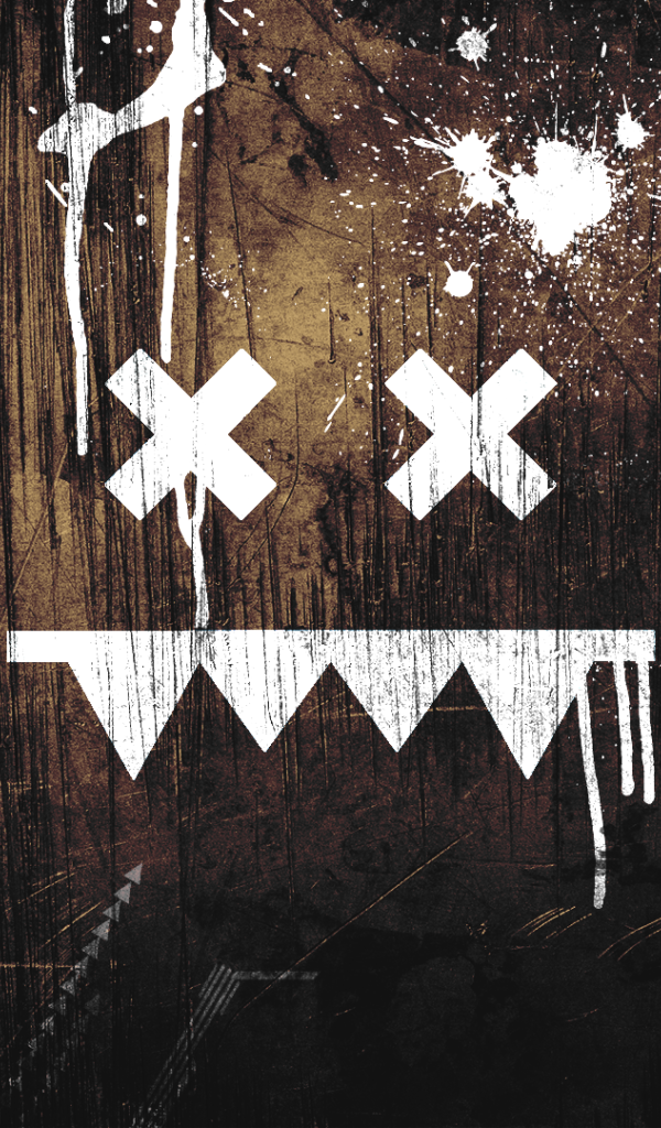 Изображение лица из простых фигур