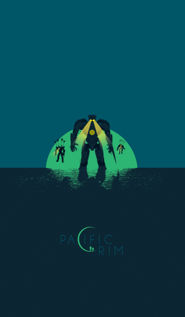 Фильм Тихоокеанский рубеж, синий фон