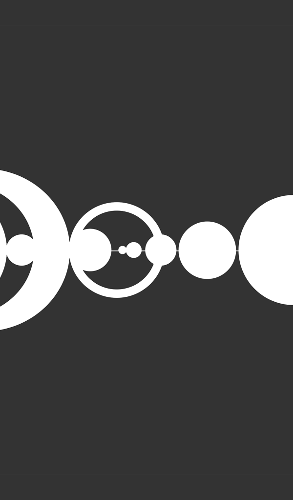 Геометрический орнамент, серый фон