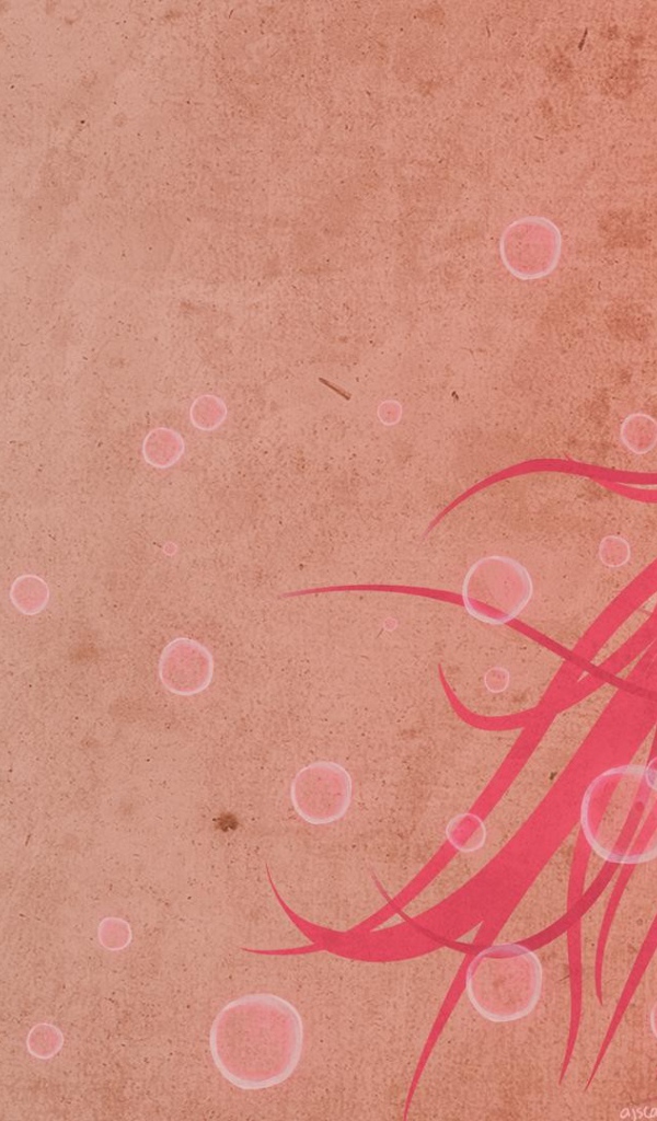 Девушка в короне, розовый фон