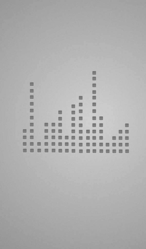 Пиктограмма из квадратов на сером фоне