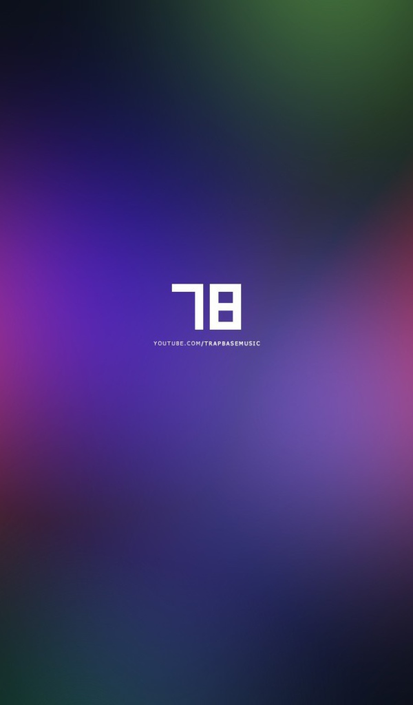 Цифра 78 на радужном фоне