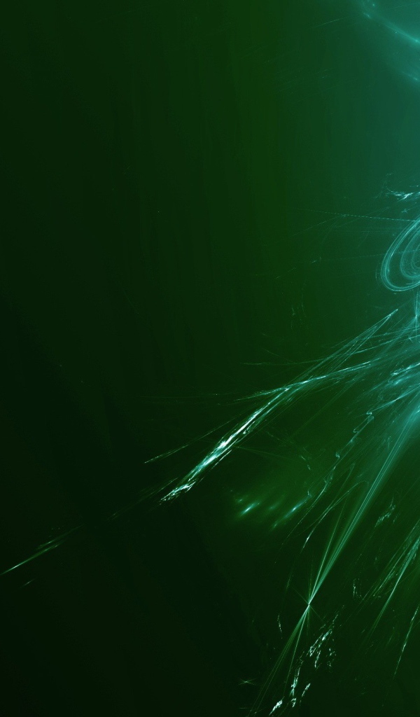 Вихрь энергии на зеленом фоне