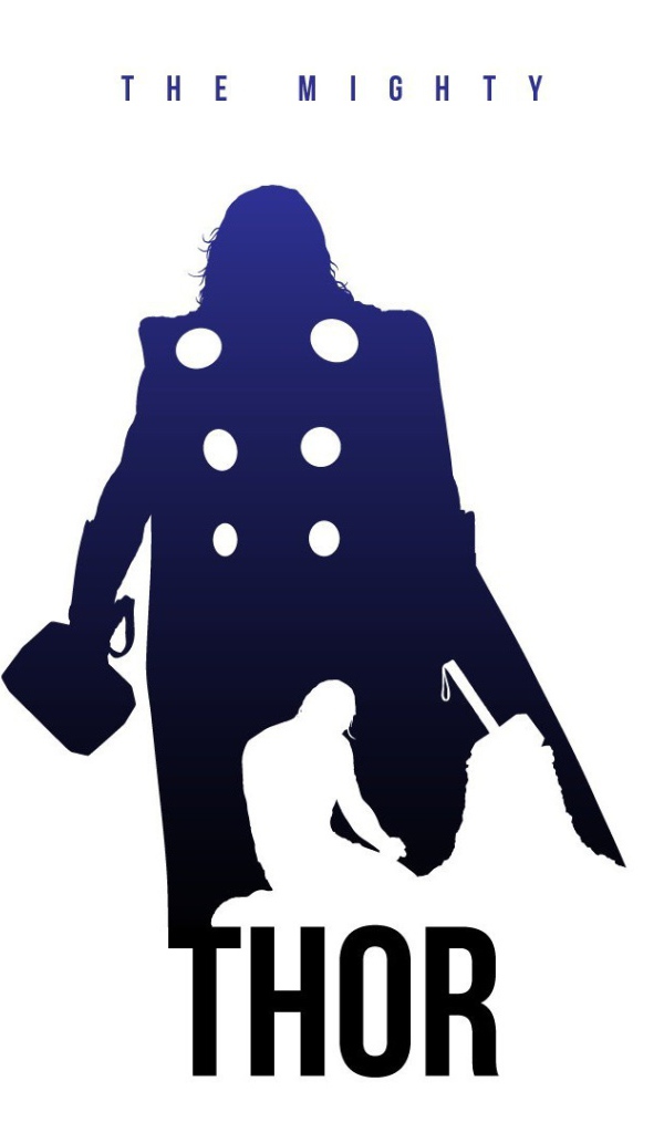 Тор, белый фон