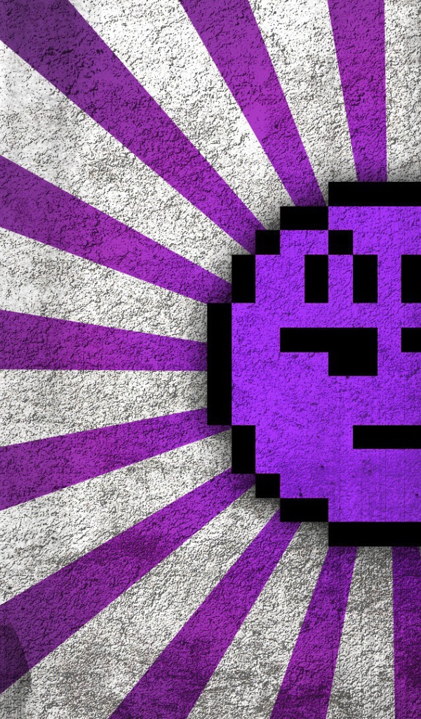 Фиолетовое солнце, фон