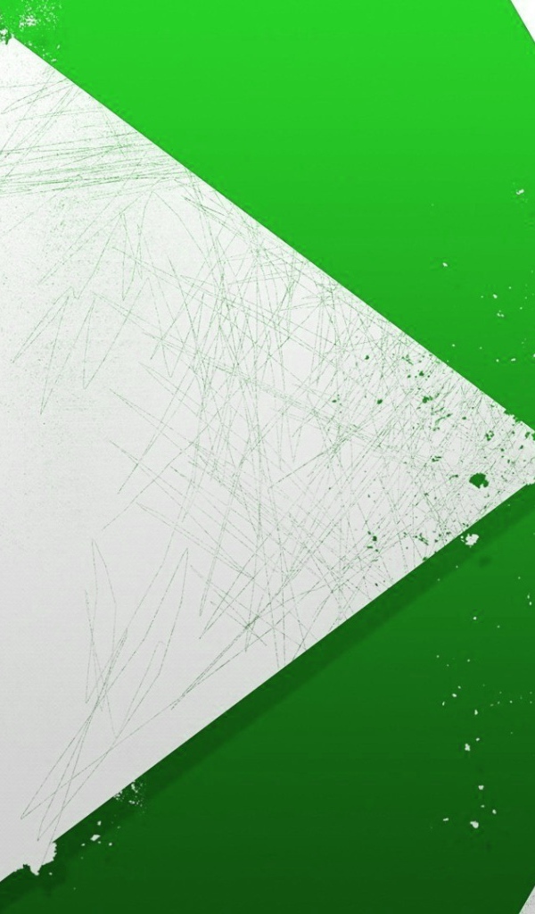 Белая стрела, зеленый фон